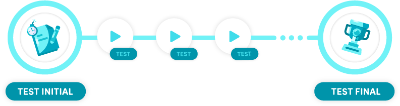 Schemas du fonctionnement de la formation a distance sur la plateforme e-learning watura