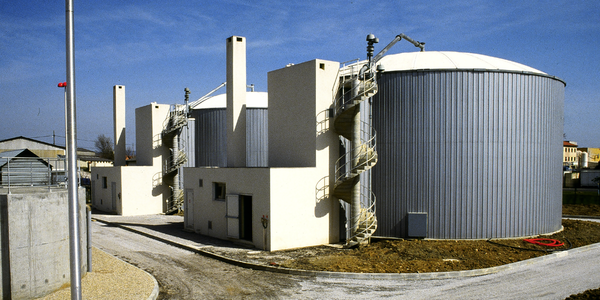 méthaniseur digesteur station d'épuration