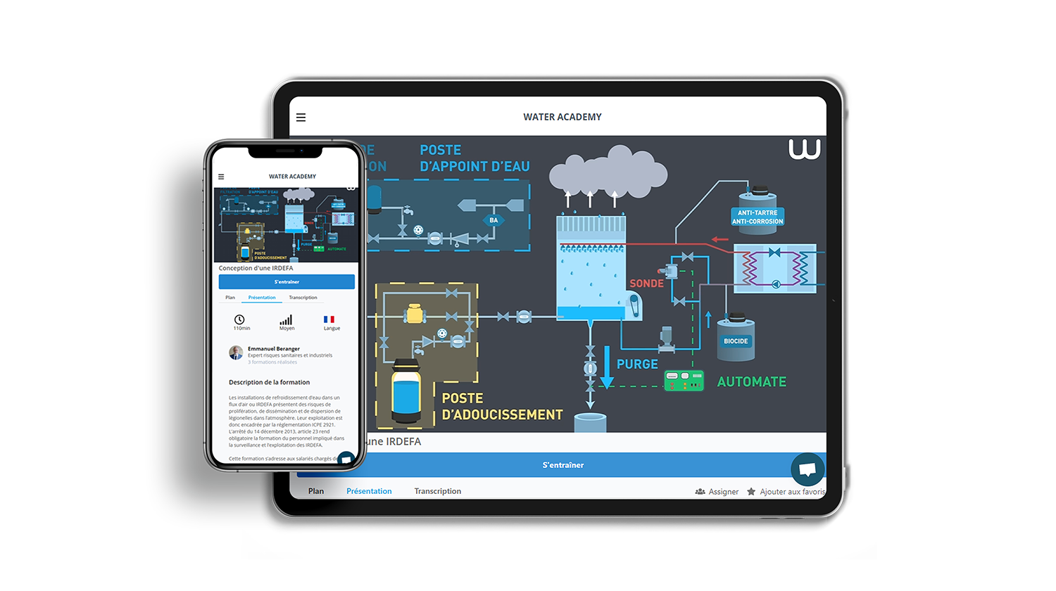 plateforme watura formation en ligne technique eau assainissement