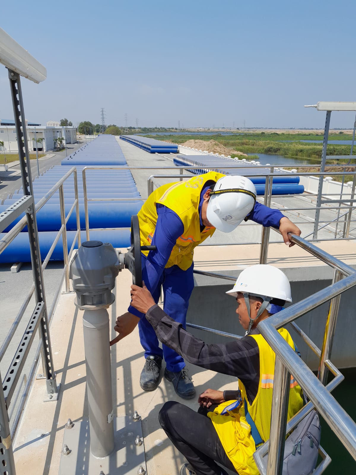 Usine eau potable Cambodge