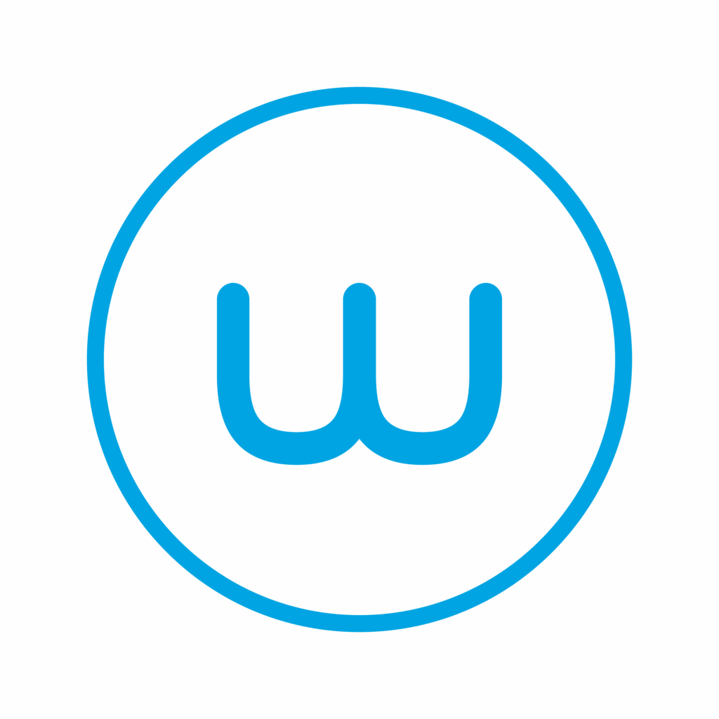 Logo favicon bleu watura