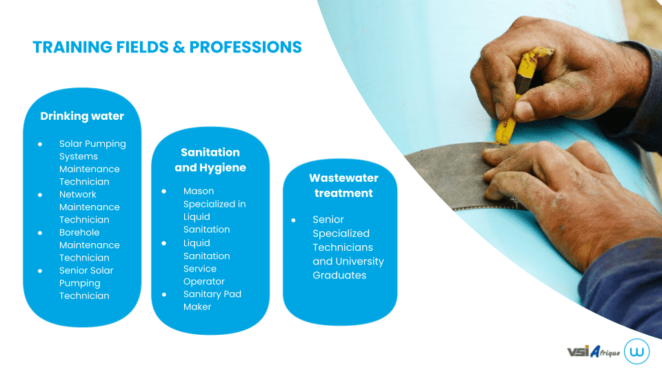 Training fields and professions