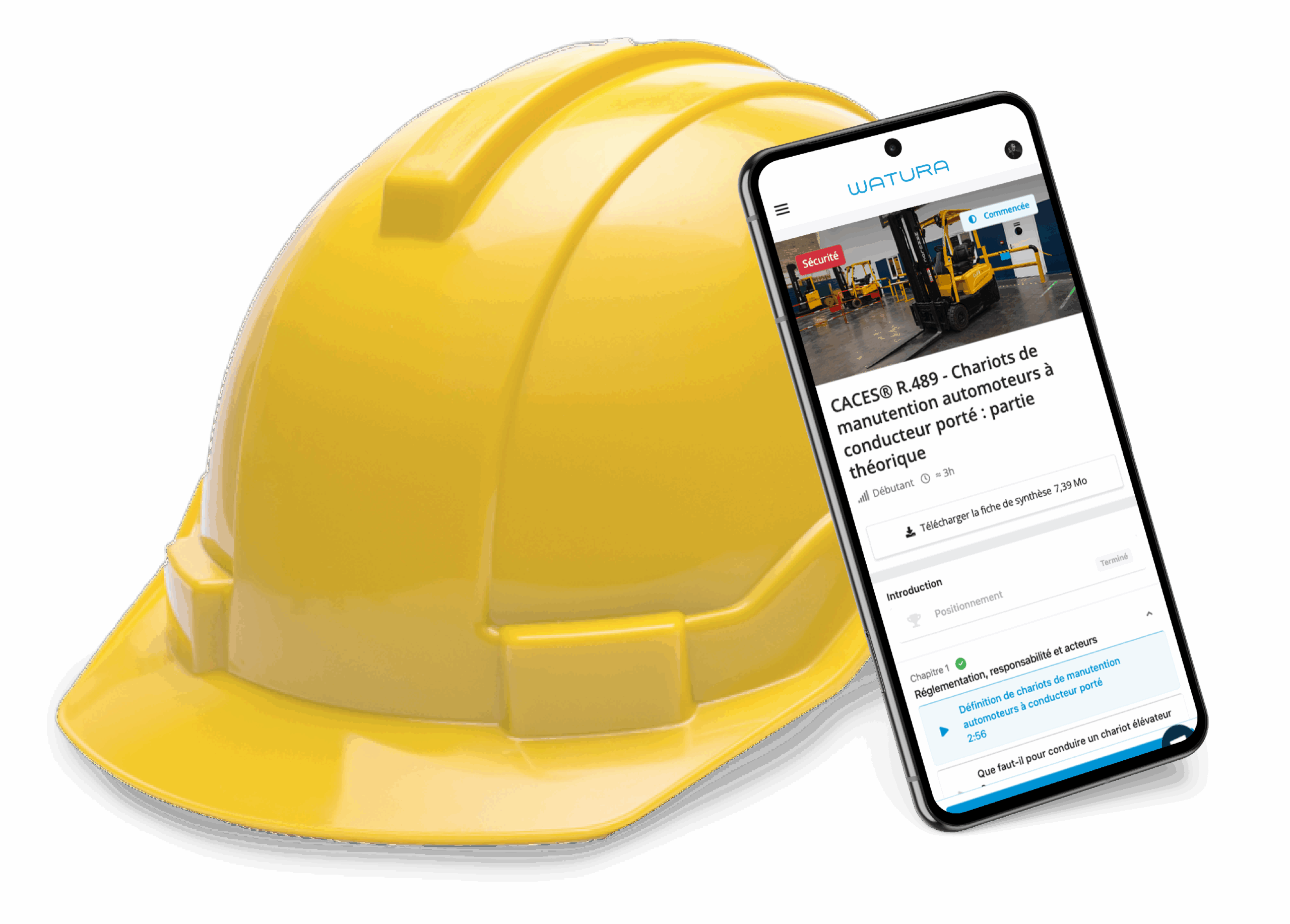 Casque et plateforme de formation sur le téléphone